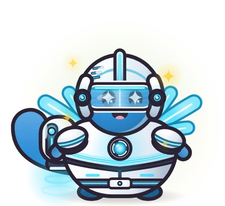 A Tide pet wearing the Mecha Ranger set: Ranger Visor Helmet, Ranger Power Armour and Light-Wing Hover Pack.
